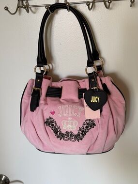 PINK Juicy Couture Retro Chic Juicy Tote, VIRAL, NWT